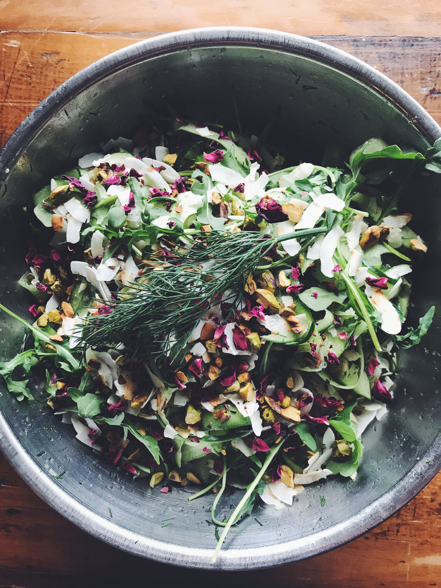Fennel, Rocket and Shaved Cucumber Salad – Rustic Rishi